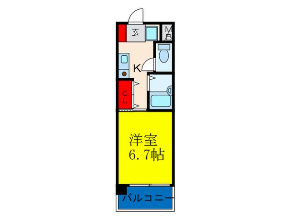 エクセレント上新11の物件間取画像